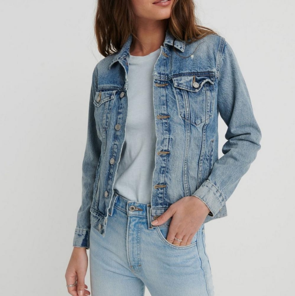 LUCKY BRAND Tombody Denim Trucker Jacket